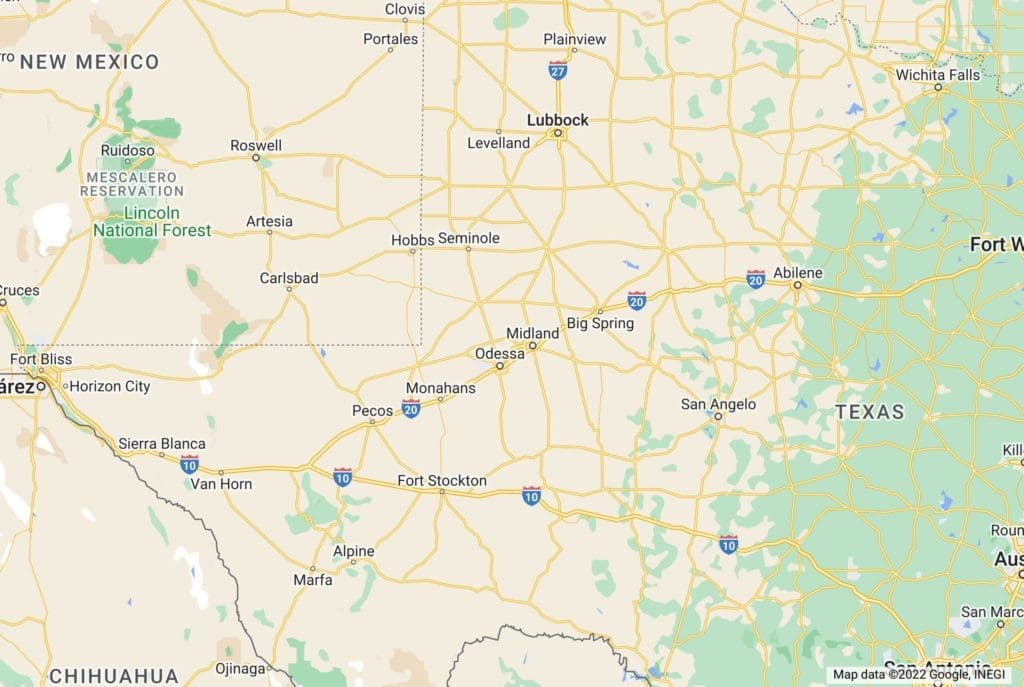 New Mexico Map