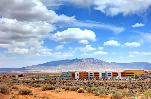 A bright building outside Rio Rancho, a service area of WSI Web Enhancers where we serve businesses with local SEO services