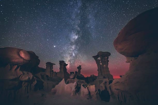 Evening sky rock formations outside Farmington where WSI Web Enhancers serves local businesses as a digital marketing agency