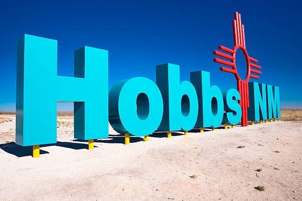 The sign board for the city of Hobbs, service area of WSI Web Enhancers where we help businesses grow with SEO