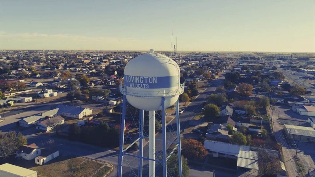 The Wildcats water tank in Lovington, where WSI Web Enhancers serves local businesses as a digital marketing agency